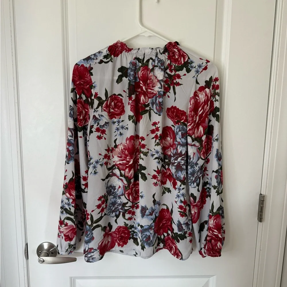 LOFT Floral Blouse - Picture 5 of 5